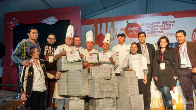 De nuevo en el primer lugar, estudiantes de Gastronomía se llevaron el premio mayor de Expo La Receta