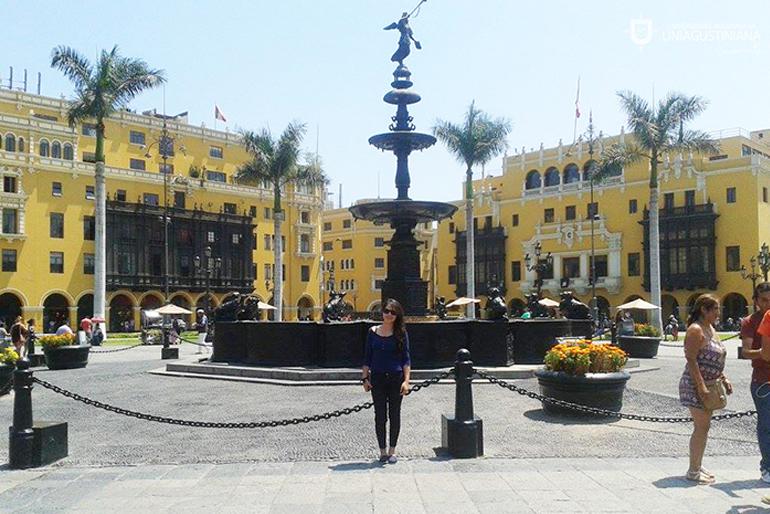 Angie Agaton, y su experiencia de intercambio en Perú