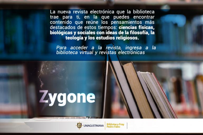 Zygone, la nueva revista electrónica de nuestra Biblioteca