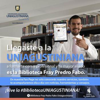 Biblioteca Fray Pedro Fabo, invita a la comunidad educativa a seguirlos en su red social
