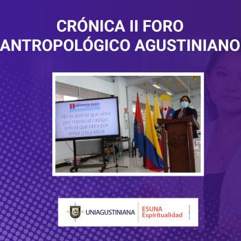 II foro antropológico agustiniano
